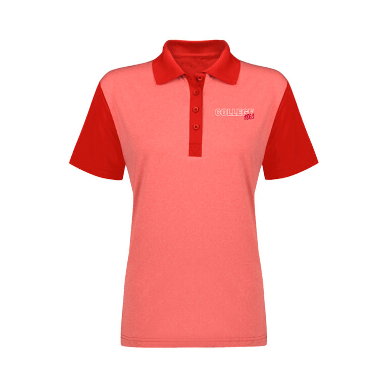 Maritzburg College Ladies Two Tone Golfer Red