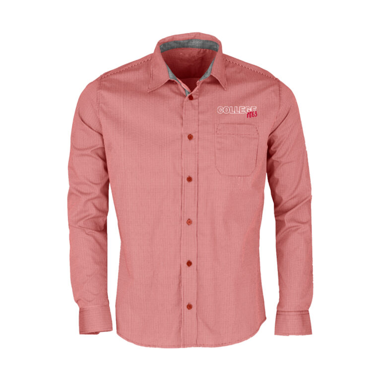 Maritzburg College Men's Formal Shirt Red
