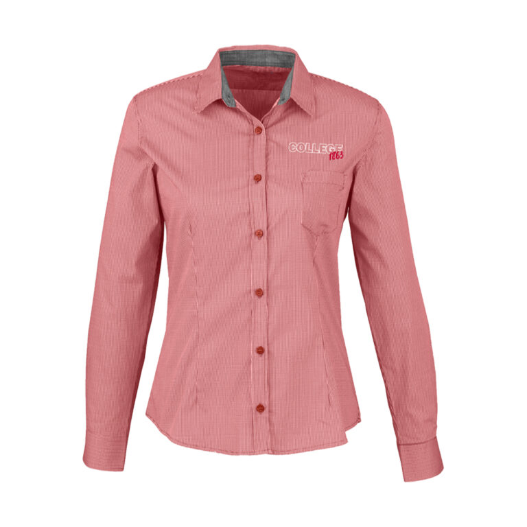 Maritzburg College Ladies Formal Shirt Red