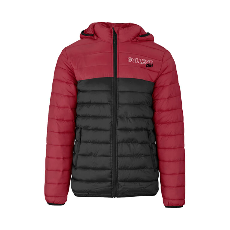 Maritzburg College Men's Two Tone Puffer Jacket Red