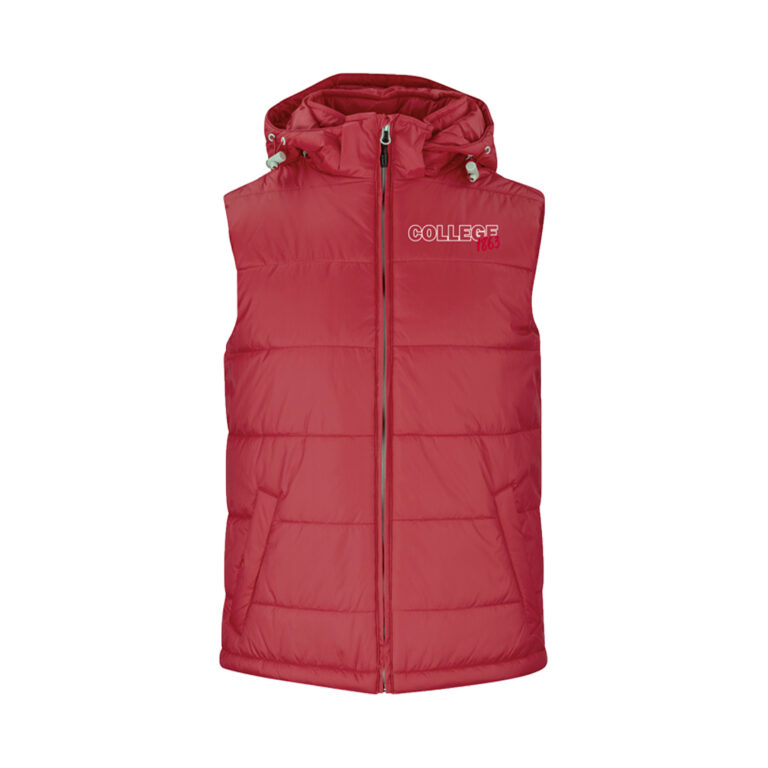 Maritzburg College Men's Quilted Padded Bodywarmer Red